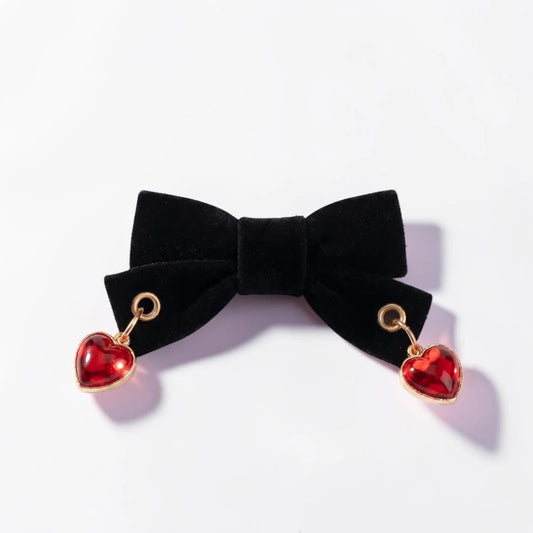 Black/Ruby - Marloe Bow Charm