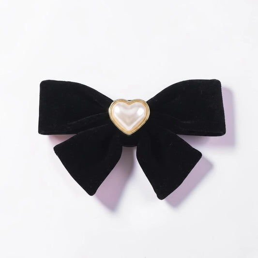 Black/Pearl - Marloe Bow Charm