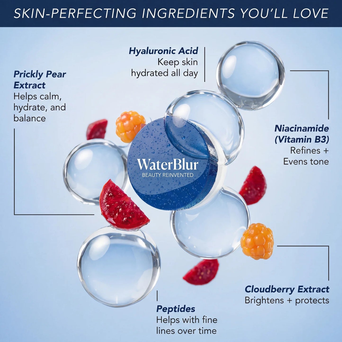 WaterBlur™ - Hydrating Setting Powder & Free Brush