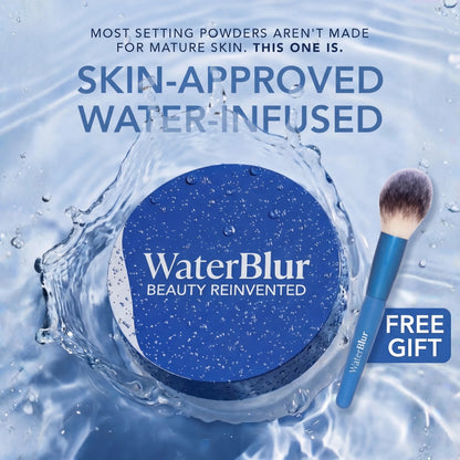 WaterBlur™ - Hydrating Setting Powder & Free Brush